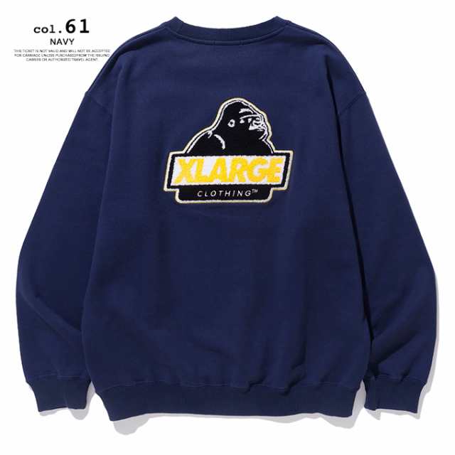 「 XLARGE エクストララージ 」 CHENILLE SLANTED OG CREWNECK SWEATSHIRT XLARGE シェニール スランテッド OGロゴ クルー スウェット 10