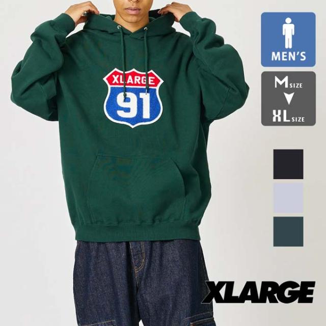 「 XLARGE エクストララージ 」 XL 91 HOODED SWEATSHIRT XLARGE XL 91 フーディー スウェット 101234012023 / xlarge パーカー フーディー スウェット トレーナー /