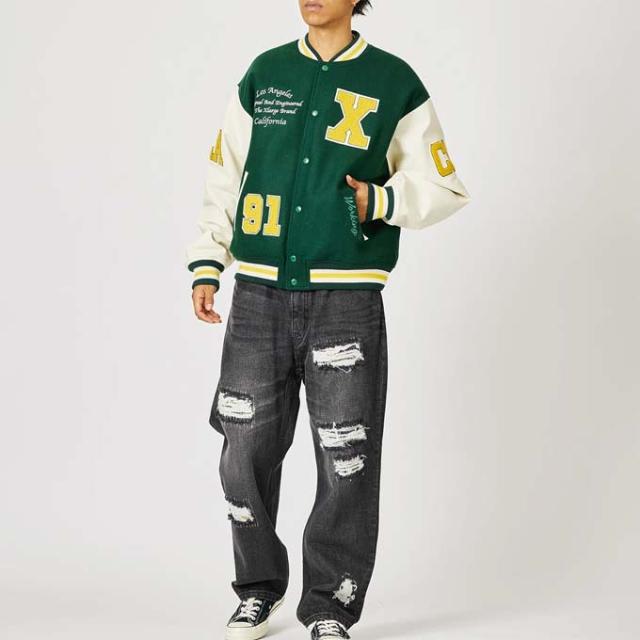 XLARGE エクストララージ 」 OG LOGO VARSITY JACKET XLARGE OGロゴ