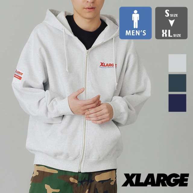 「 XLARGE エクストララージ 」 BAY AREA ZIP UP HOODED SWEATSHIRT XLARGE ベイエリア ジップアップ フーデッド スウェット 10124101200