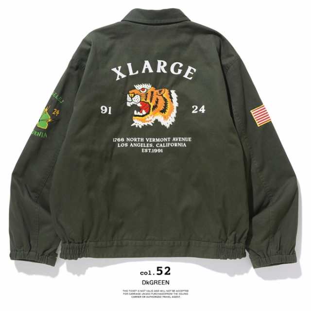 XLARGE エクストララージ 」 TIGER EMBROIDERY VIETNAM JACKET XLARGE タイガー エンブロイダリー ベトナム  ジャケット 101241021004 / xlarge エクストララージ ジャケット ベトジャン 刺繍 /の通販はau PAY マーケット -  JEANS STATION au PAY マーケット店 | au PAY