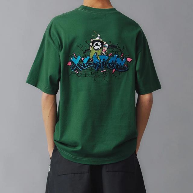 XLARGE エアロゾル ガフィティ 半袖 Tシャツ 送料込 XLARGE エアロゾル ガフィティ 半袖 Tシャツ 送料込