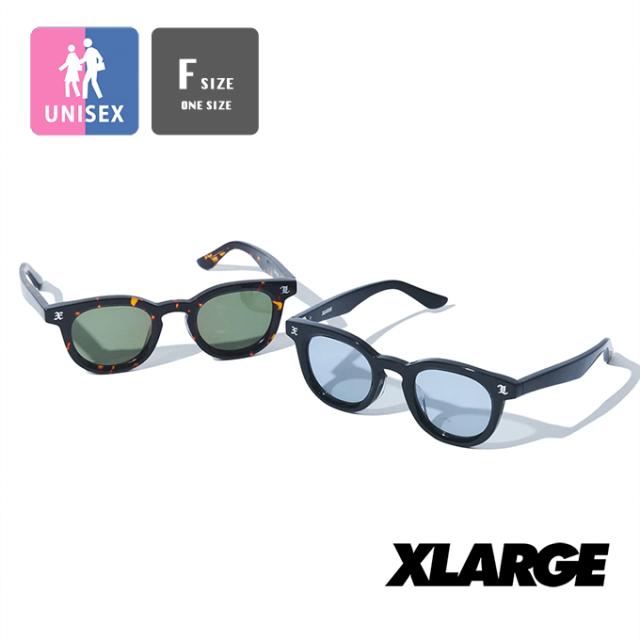 「 XLARGE エクストララージ 」 XL-TYPE01 ウェリントン サングラス 101252054007 / XLARGE エクストララージ サングラス メガネ アイウェア ウェリントン オールドイングリッシュ ロゴ ストリート カジュアル アメカジ 2025SUMMER