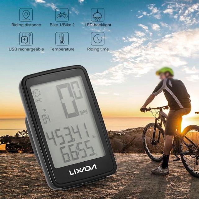 サイクルコンピュータ Lixada Usb充電式 ワイヤレス 自転車 ケイデンスセンサー付き 自転車速度計 走行距離計の通販はau Pay マーケット 吉田里山研究所 Au Pay マーケット店