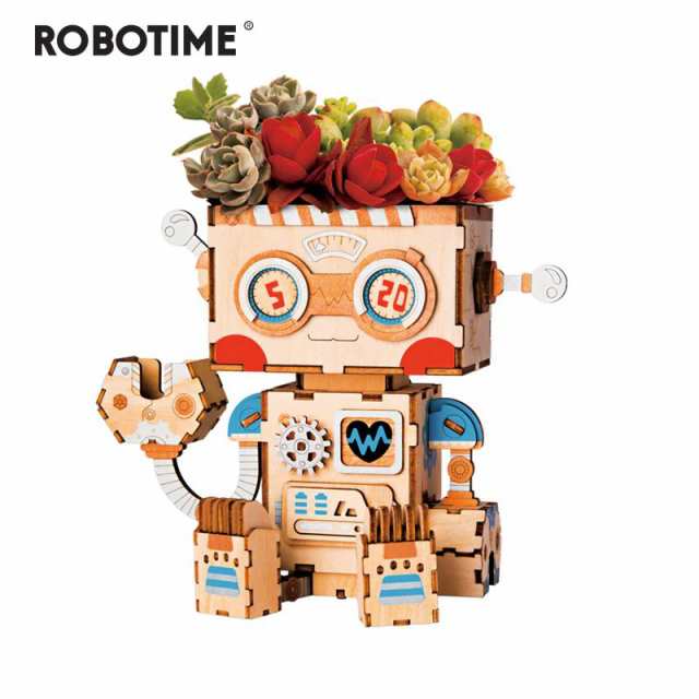 3d立体パズル Robotime キット 5種 Diy 植木鉢 収納ボックス ペンホルダー ロボット 動物 木製 パズル クラフト おもちゃ 知育玩具の通販はau Pay マーケット 吉田里山研究所 Au Pay マーケット店