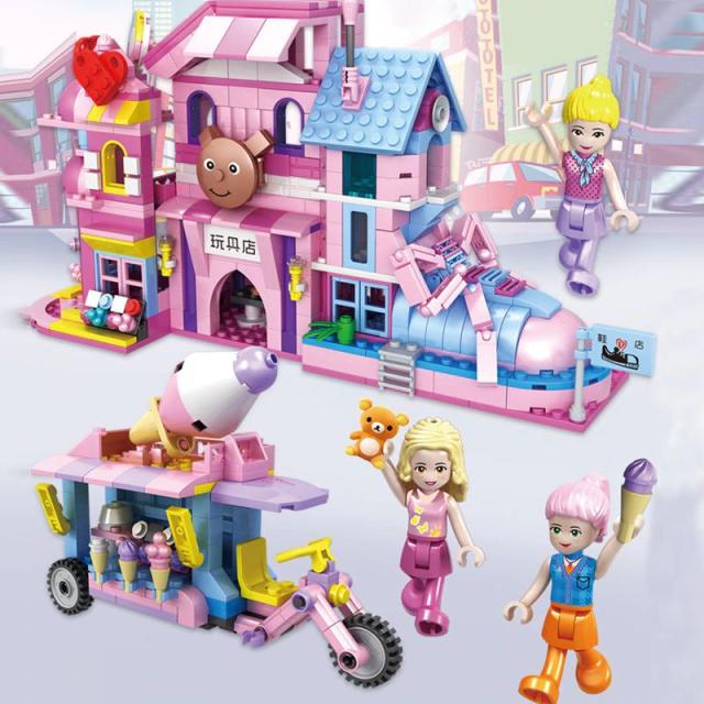 ブロック 678ピース アイスクリーム屋 靴屋 キャンディショップ 知育玩具 おもちゃ 子供用品の通販はau Pay マーケット 吉田里山研究所 Au Pay マーケット店