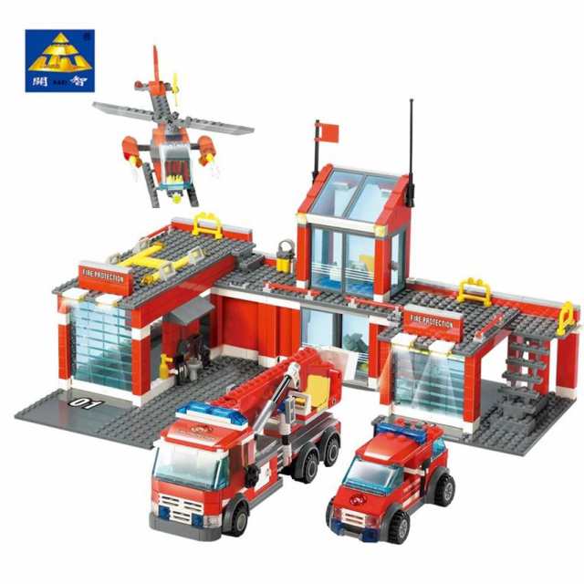 ブロック 消防車 消防署 車 774ピース Lego レゴ互換品 知育玩具 おもちゃ 子供用品の通販はau Pay マーケット 吉田里山研究所 Au Pay マーケット店