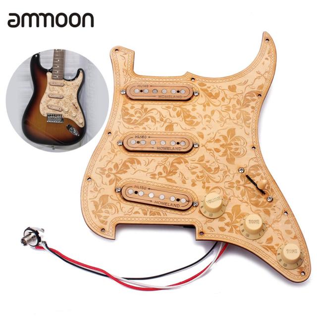 ピックガード エレキギター 配線済み 木製 メープルウッド プレート パーツ 花柄の通販はau Pay マーケット 吉田里山研究所 Au Pay マーケット店