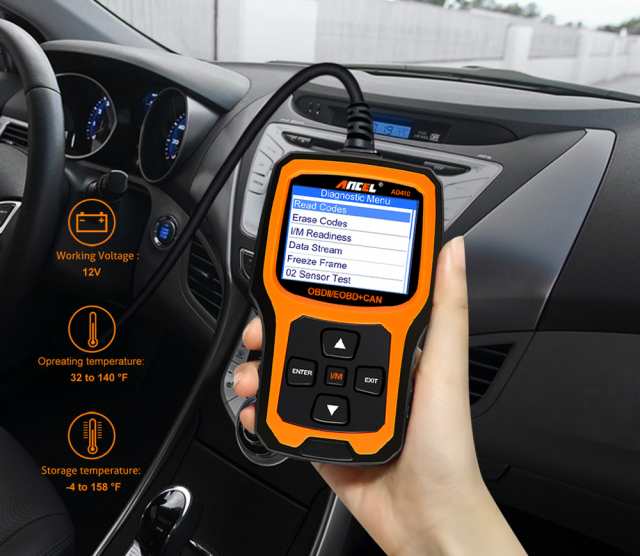 カー スキャナー 故障診断ツール Ancel Ad410 Obd2 マルチ言語 バッテリーテスターの通販はau Pay マーケット 吉田里山研究所 Au Pay マーケット店