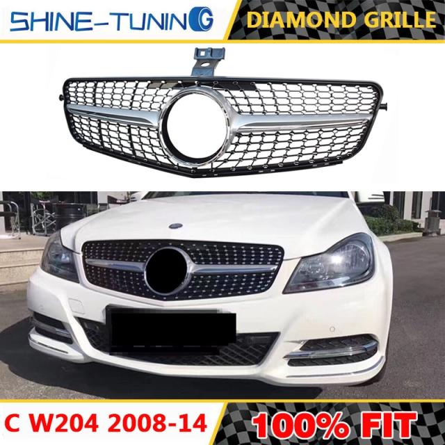 フロントグリル ブラック メルセデスベンツ Cクラス W4 C180 C0 C300 C250 C350 08 14の通販はau Pay マーケット 吉田里山研究所 Au Pay マーケット店