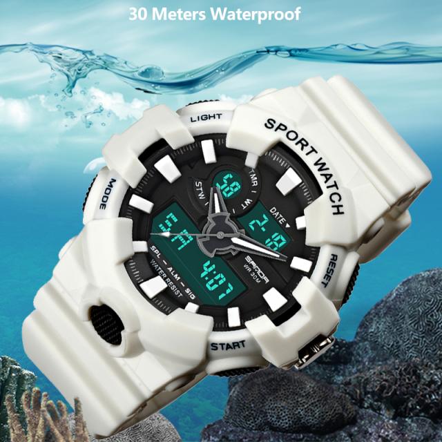 腕時計 レディース 防水 スポーツ カジュアル ウォッチ デジタル アナログ Sanda 0770の通販はau Pay マーケット 吉田里山研究所 Au Pay マーケット店