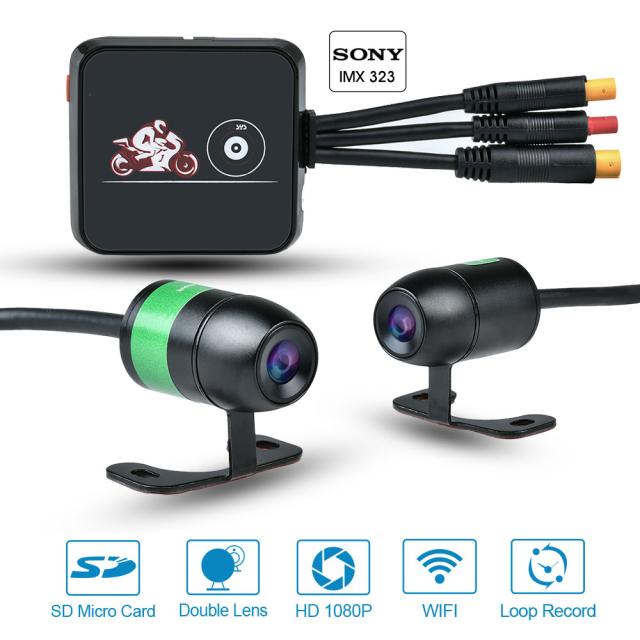 ドライブレコーダー フロント リア バイク 防水 カメラ M6l Wifi 1080p 7p 32gbの通販はau Pay マーケット 吉田里山研究所 Au Pay マーケット店