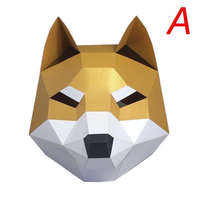 3d ペーパー マスク 柴犬 動物 コスプレ ペーパークラフト イベント パーティー 変装 仮装の通販はau Pay マーケット 吉田里山研究所 Au Pay マーケット店