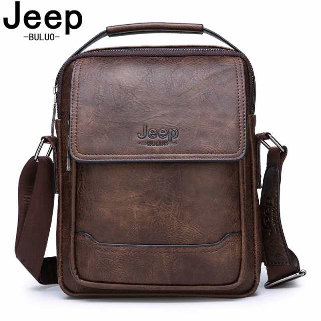 ショルダーバッグ メンズ Jeep Buluo ハンドバッグ ビジネス ファッション 高品質 レザー カジュアル メッセンジャーバッグの通販はau Pay マーケット 吉田里山研究所 Au Pay マーケット店