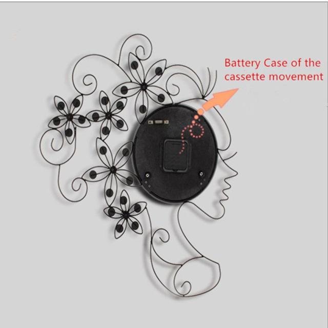 クォーツ時計 美しい横顔 女の子 クリスタルの髪飾り付き アンティーク おしゃれ 海外限定 壁掛け時計の通販はau Pay マーケット 吉田里山研究所 Au Pay マーケット店