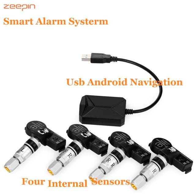 タイヤ空気圧監視システム Zeepin Usb 車 Tpms Android 4 センサー ナビゲーションの通販はau Pay マーケット 吉田里山研究所 Au Pay マーケット店