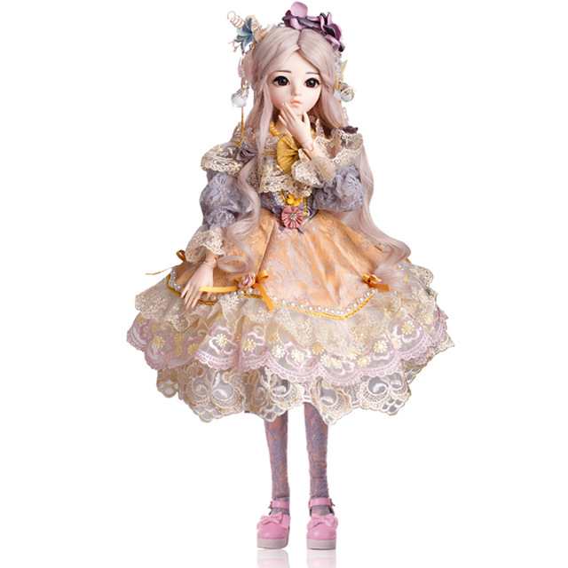 球体関節人形 Bjd 60cmドール人形 本体 メイクアップ ウィッグ 服 靴 かわいい女の子人気 ハンドメイド フィギュアの通販はau Pay マーケット 吉田里山研究所 Au Pay マーケット店