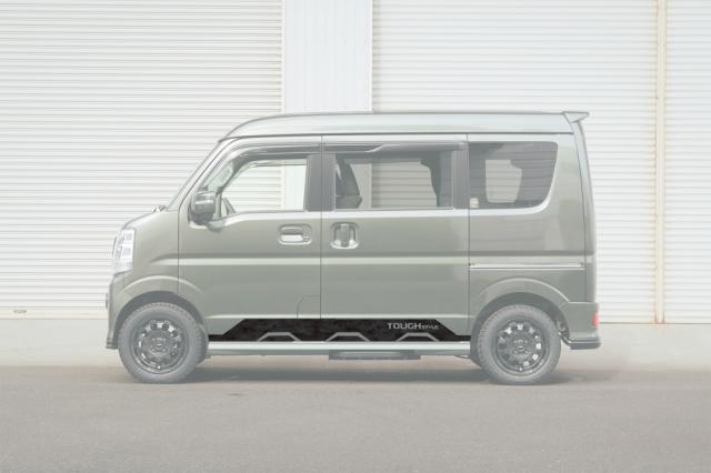 MONSTER SPORT TOUGH STYLE サイドデカール (鉄錆柄) エブリイワゴン[DA17W] スズキ車 カスタマイズパーツ ドレスアップ 768500-3900M