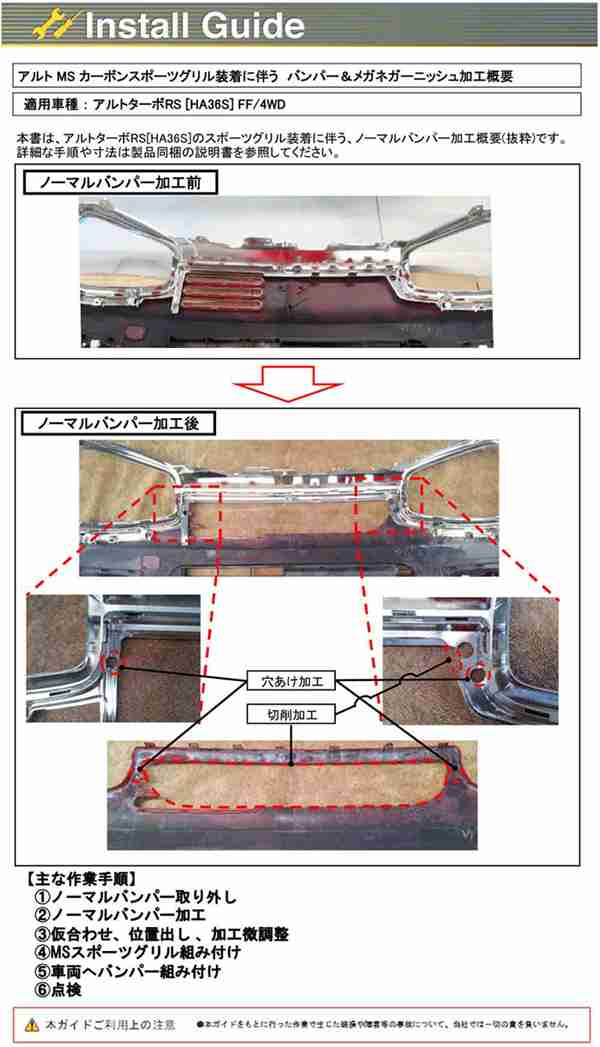 カーボンスポーツグリル]アルトワークス/ターボRS（HA36S）用の通販はau PAY マーケット - タジマストア | au PAY  マーケット－通販サイト