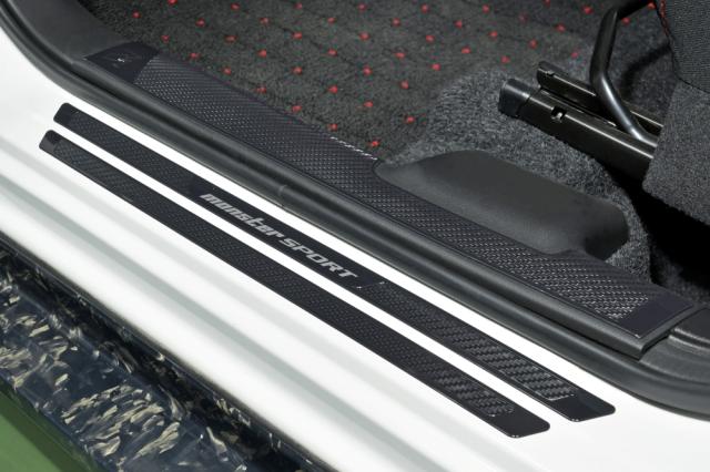 MONSTER SPORT サイドシルプロテクター スイフトスポーツ[ZC33S] 6枚組 キズ防止 内装保護 日本製 ブラック_2