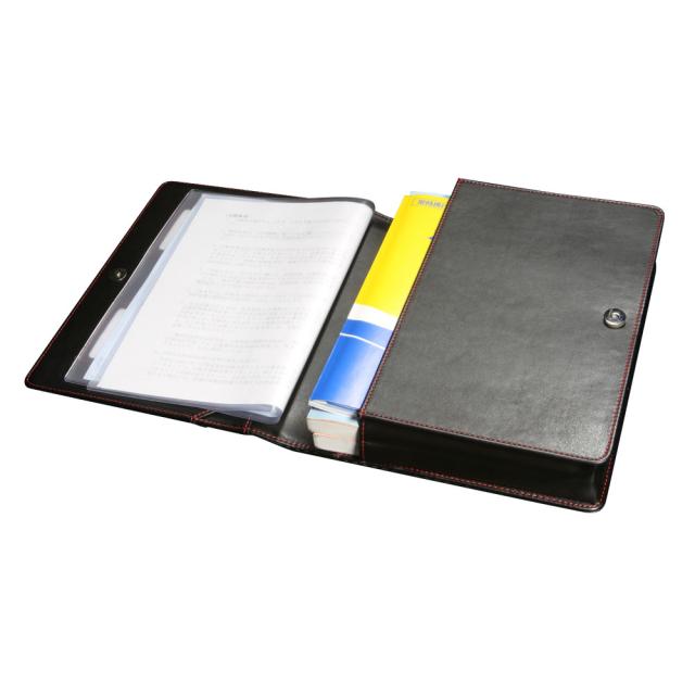 MONSTER SPORT 車検証ケース カーボン調レザーレッドステッチ 大容量 モンスタースポーツ 車検証ケース モンスタースポーツ | MONSTER SPORT