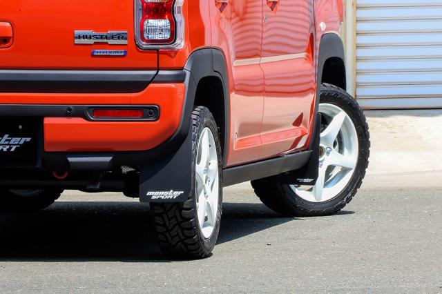 ハスラー HUSTLER MR52S MR92S フロントフラップスポイラー エアロパーツ カスタム GLANZ Flap 2020.01〜 純正色塗装済