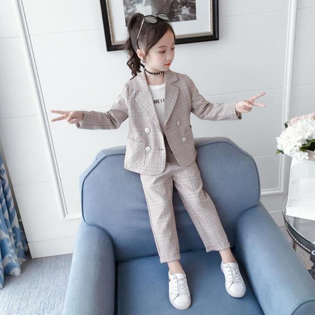 可愛い チェック柄 2点セット 女の子 ジュニアスーツ キッズスーツ セットアップ 子供服 入学式 春秋冬 卒業式 110 160 フォーマルスーの通販はau Pay マーケット 日尾商店