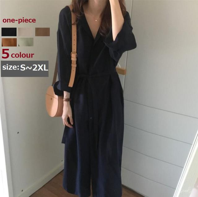 ロングワンピース ワンピース シャツワンピース Aラインワンピース レディース セクシー 二次会 卒業式 着痩せ Ol 夏 通勤 披露宴 トップの通販はau Pay マーケット 日尾商店