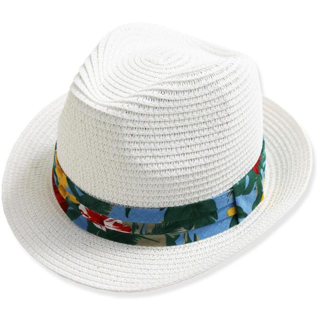 ボタニカル柄 麦わら帽子 ストローハット 夏用 中折れハット メンズ 花柄 春 夏の通販はau Pay マーケット クインテット