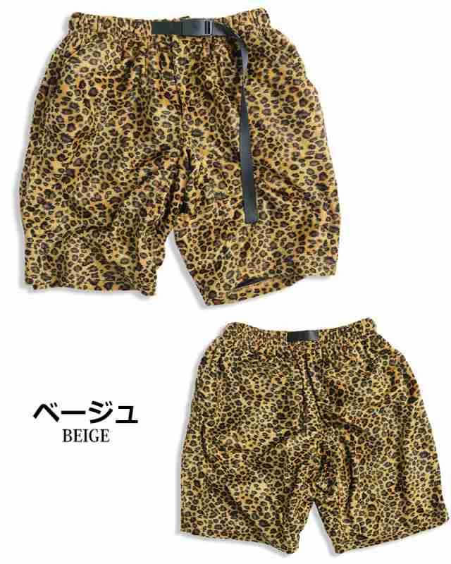 ZULU】ROCK 豹柄 ショートパンツ ヒョウ柄 クライミングパンツ