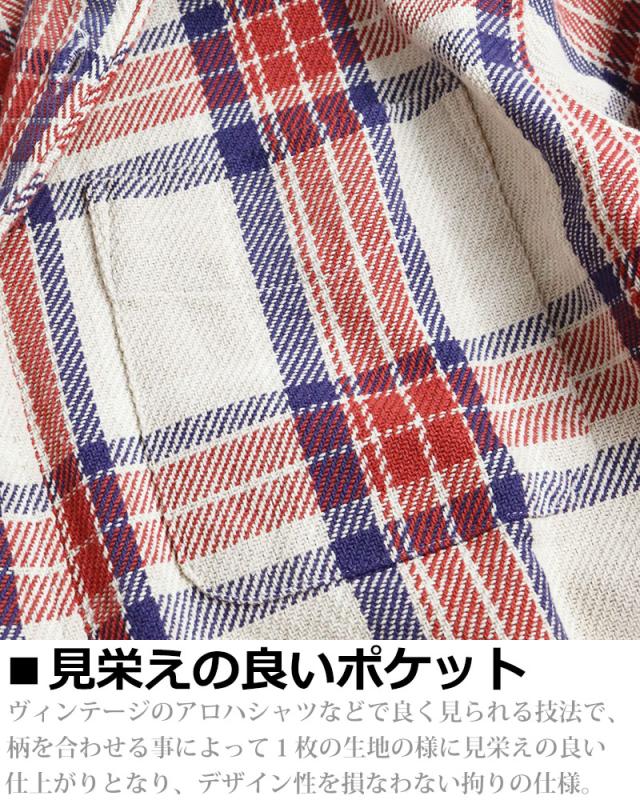 チェックシャツ メンズ 日本製 厚手 ヘヴィウエイト ネルシャツ 長袖シャツ リラックスシルエット アメカジ 秋冬 QUINTETTO クインテット_6