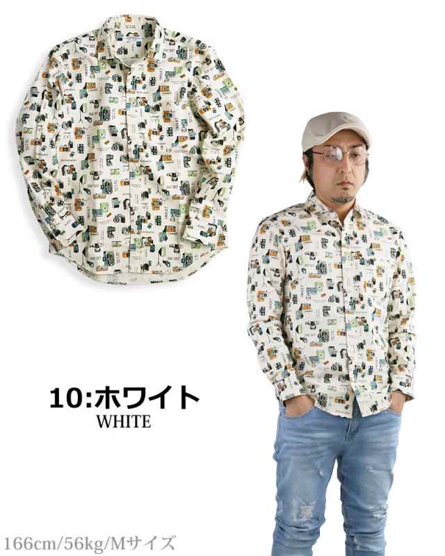 ciaoカメラ柄シャツ 販売