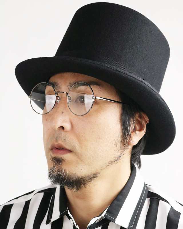 シルクハット トップハット ウール ハット メンズ レディース