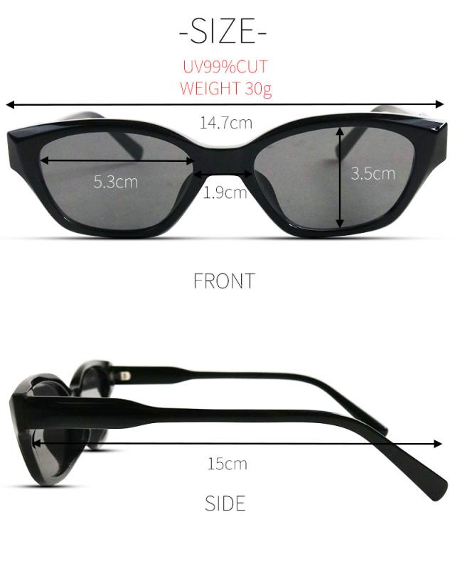 サングラス メンズ レディース スクエア ウェリントン 伊達メガネ 四角