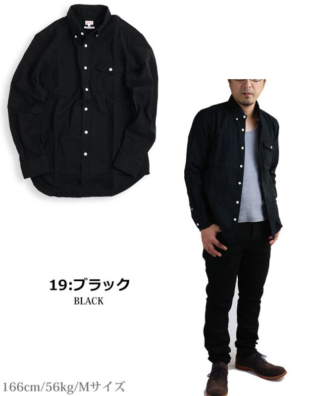 日本製 長袖シャツ ダブルガーゼ シャツ メンズ 長袖 国産 綿100% ボタンダウンシャツ カジュアル メンズファッション 春用 春服_8