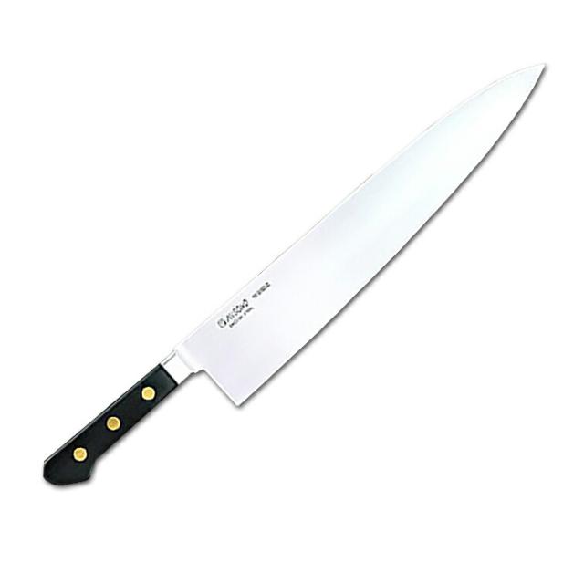 Misono ミソノ EU・カーボン鋼 ツバ付牛刀360ｍｍ 117 (misono 日本製 包丁 キッチン ナイフ 切れ 調理 器具 木柄 ギフト プレゼント ラッピング  祝い 新生活 送料無料 贈り物 プレゼント  両刃 万能 牛刀 ぎゅうとう ステンレス 敬老の日 )の通販は