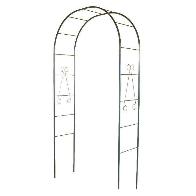 フラワーアーチ 普及型モスグリーン No216 (バラアーチ ガーデニングアーチ ばら バラ 薔薇 アーチ ガーデニング 花 園芸用品 手入れ グッズ 雑貨 つるばら つるバラ つる薔薇 玄関 フェンス ガーデニング雑貨 エクステリア 薔薇アーチ ガーデニング用品 庭 園芸)の通販は