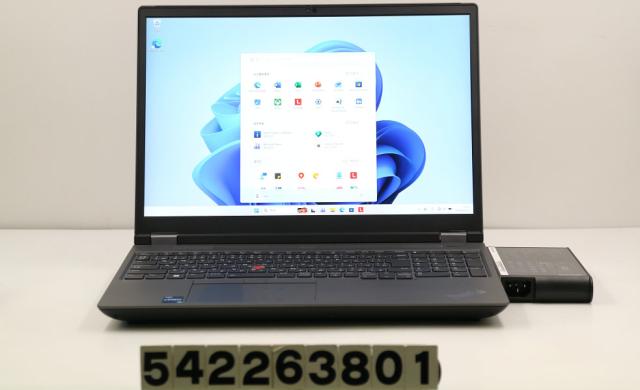 Lenovo ThinkPad P16 Gen1 Core i7 12850HX 2.1GHz/32GB/1024GB(SSD)/16W/WQUXGA(3840x2400)/Win11/NVIDIA RTXA5500(16GB) 【中古】