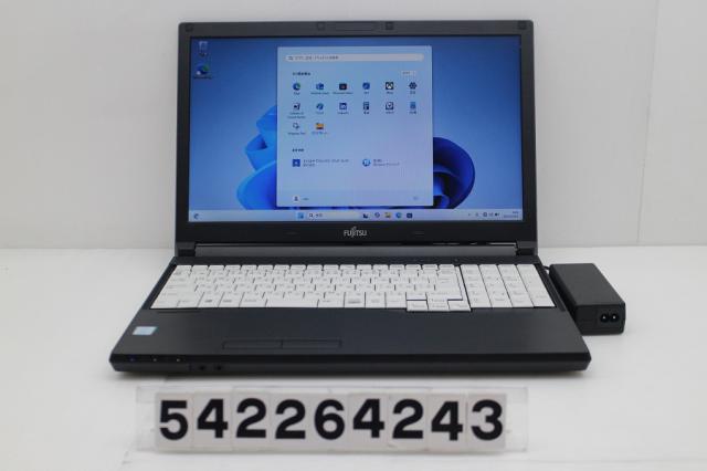 富士通 LIFEBOOK A748/TX Core i3 8130U 2.2GHz/8GB/256GB(SSD)/Multi/15.6W/FWXGA(1366x768)/Win11 【中古】