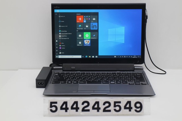 富士通 ARROWS Tab Q737/R Core i7 7600U 2.8GHz/8GB/256GB(SSD)/13.3W/FHD(1920x1080) タッチパネル/Win10 【中古】