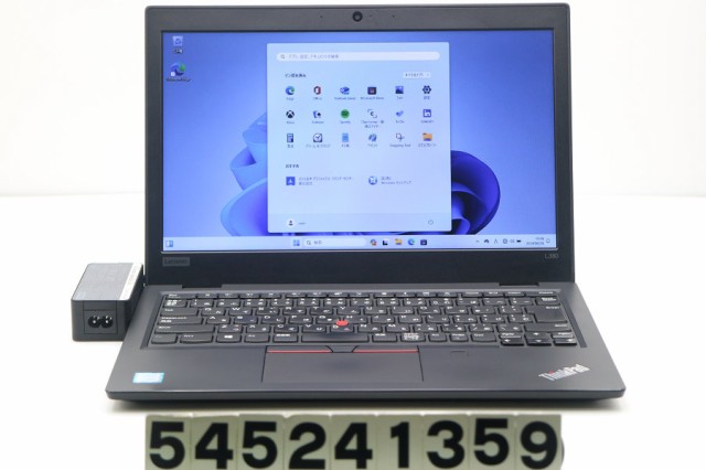 Lenovo ThinkPad L380 Core i5 8250U 1.6GHz/8GB/256GB(SSD)/13.3W/FWXGA(1366x768)/Win11 【中古】