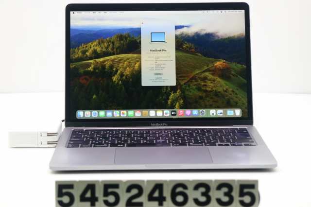 Apple MacBook Pro A2251 2020 スペースグレイ Core i7 1068NG7 2.3GHz/16GB/1TB(SSD)/13.3W/WQXGA(2560x1600)/macOS Sonoma 【中古】