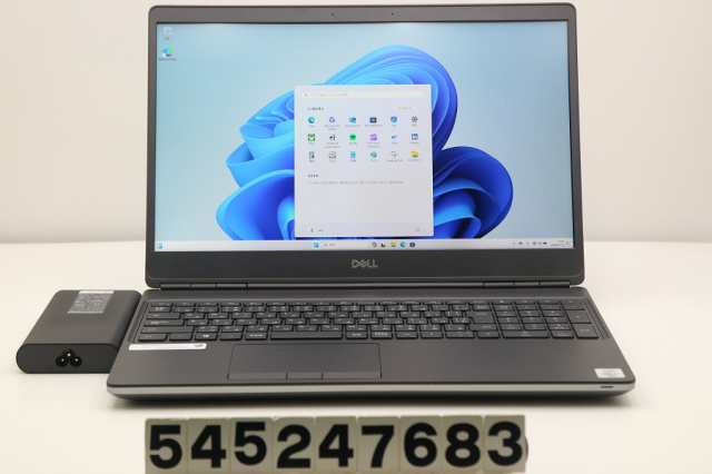 DELL Precision 7550 Core i7 10850H 2.7GHz/16GB/256GB(SSD)/15.6W/FHD(1920x1080)/Win11/Quadro T1000 【中古】