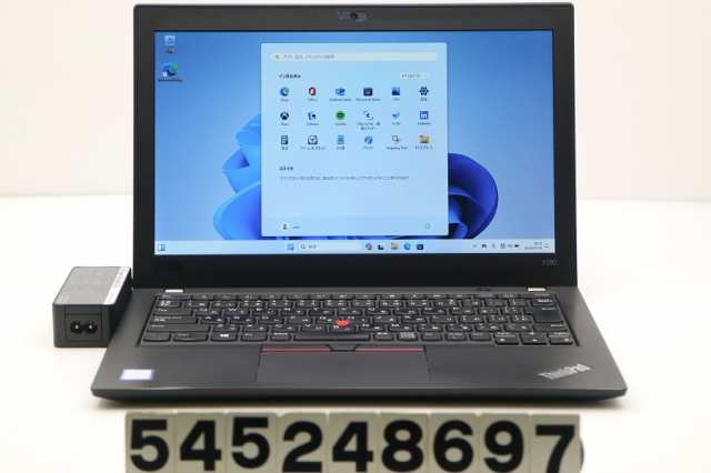 Lenovo ThinkPad X280 Core i3 8130U 2.2GHz/8GB/256GB(SSD)/12.5W/FWXGA(1366x768)/Win11 【中古】