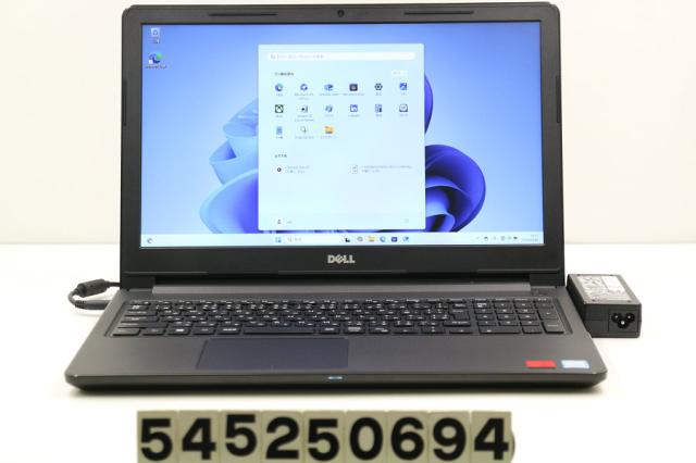DELL Vostro 3578 Core i5 8250U 1.6GHz/8GB/256GB(SSD)/Multi/15.6W/FHD(1920x1080)/Win11/Radeon 520 【中古】