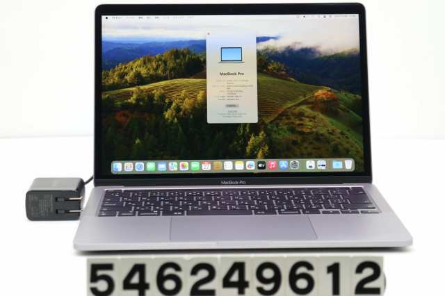 Apple MacBook Pro A2251 2020 スペースグレイ Core i5 1038NG7 2GHz/16GB/512GB(SSD)/13.3W/WQXGA(2560x1600)/macOS Sonoma 【中古】