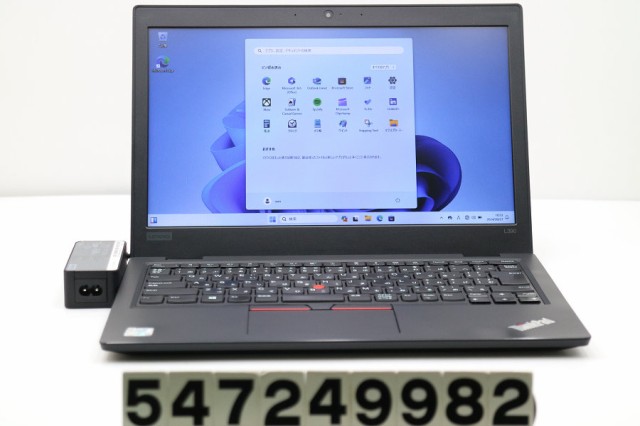 Lenovo ThinkPad L390 Core i3 8145U 2.1GHz/8GB/256GB(SSD)/13.3W/FWXGA(1366x768)/Win11 【中古】