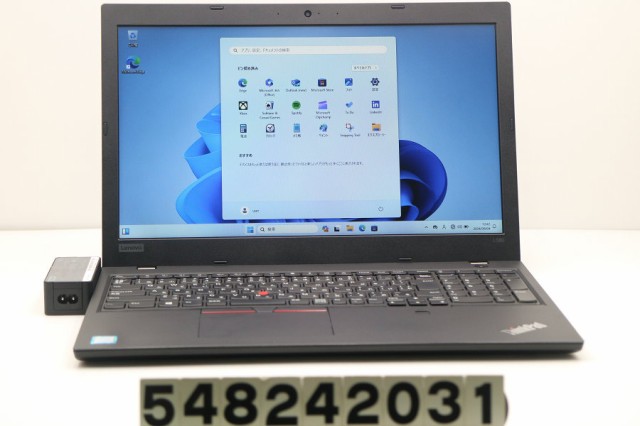 Lenovo ThinkPad L580 Core i5 8250U 1.6GHz/8GB/256GB(SSD)/15.6W/FHD(1920x1080)/Win11 【中古】