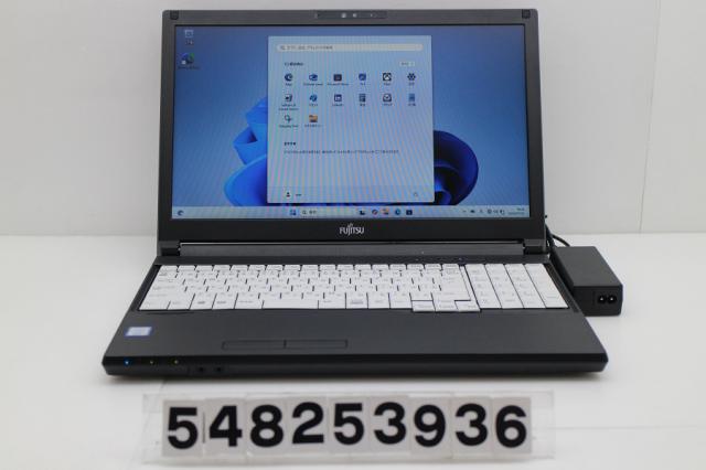 富士通 LIFEBOOK A579BX Core i3 8145U 2.1GHz/8GB/128GB(SSD)/Multi/15.6W/FWXGA(1366x768)/Win11 【中古】