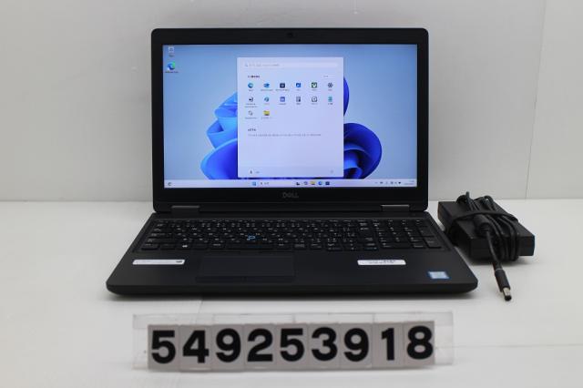 DELL Precision 3530 Core i7 8750H 2.2GHz/8GB/256GB(SSD)/15.6W/FHD(1920x1080)/Win11/Quadro P600 【中古】